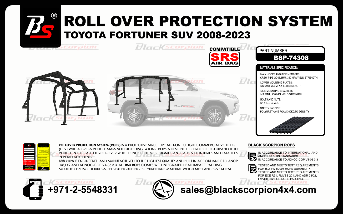 ROLLOVER PROTECTION SYSTEM